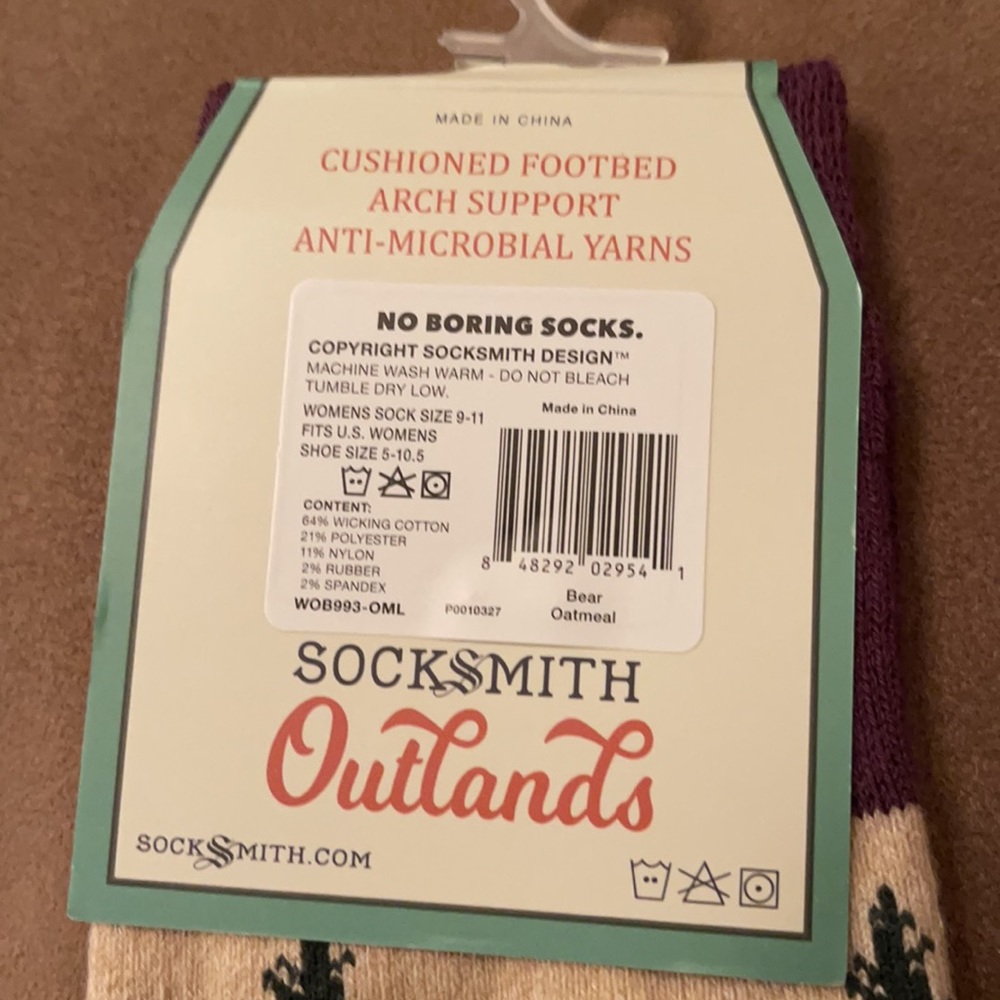 Bear Outland Crew Boot Sock - Picture 3 of 3
